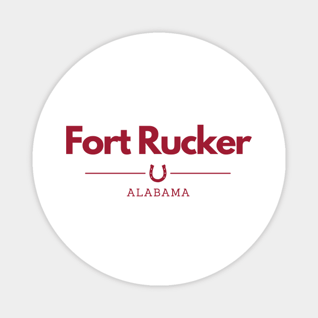 Fort Rucker, Alabama Magnet by Dear Military Spouse 